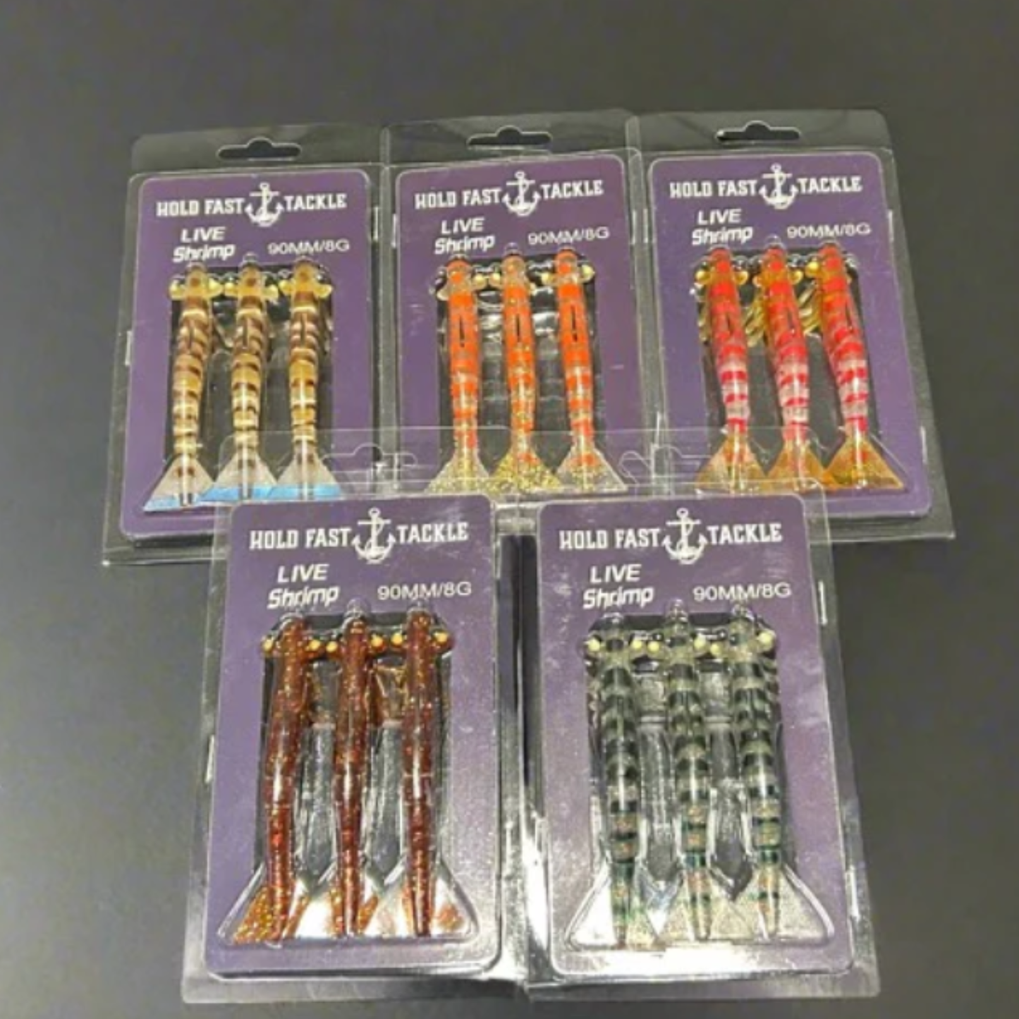 3 pack Live shrimp Lure 120mm 17g- Christmas Eve