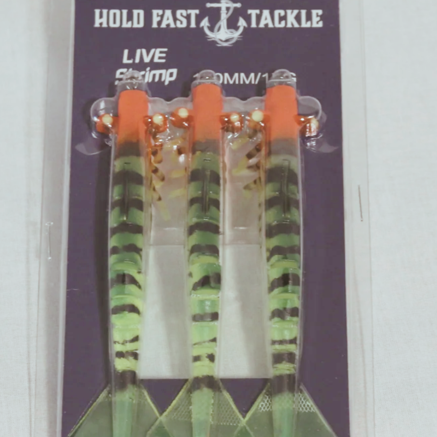 3 pack Live Shrimp Lure 120mm 17g- Nuclear Tiger Shrimp