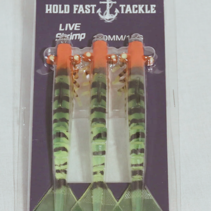 3 pack Live Shrimp Lure 120mm 17g- Nuclear Tiger Shrimp