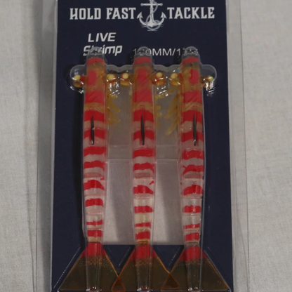 3 pack Live Shrimp Lure 120mm 17g- Fire Shrimp