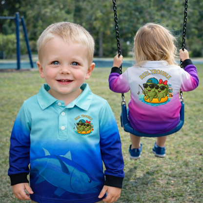 REEL TROUBLE™ Kids Fishing Shirt